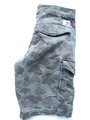 Carhartt Herren Cargo Shorts Relaxed Fit W28 Grau Camouflage SHOT575