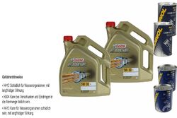 10L Motoröl Castrol EDGE Titanium FST 5W-30 LL 2xLeak-Stop+Motor Doctor