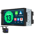 CAM+UA13 7" IPS Display CarPlay Android 13 Autoradio GPS Navi 2DIN DAB+ RDS USB