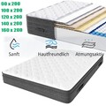 25cm Matratze 200 cm Länge 7-Zonen Federkernmatratze, Taschenfederkernmatratze