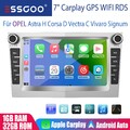 7" Android 13 Carplay Autoradio RDS GPS Navi Für Opel Meriva A Corsa C D Astra H