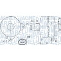 1x Generator MAGNETI MARELLI 063732118010 passend für VW