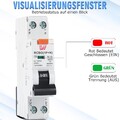 Typ A FI+LS Schalter RCBO FI-SCHALTER LS-Schalter B,C 1-polig 10-16-20-25A-30mA