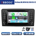 Für Mercedes Benz ML/GL Klasse W164 X164 Carplay Autoradio 2+32G Android 13 KAM