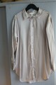 Bluse Oberteil lang bronze creme in 42  / L H&M festlich Party Outfit Hochzeit