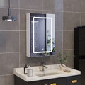 Spiegelschrank Touch Badezimmerspiegel Badschrank mit LED Spiegel Beleuchtung -