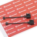 2x BREMBO A 00 452 Warnkontakt Bremsbelagverschleiß 140mm Hinten