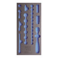 BGS-4052-1 | 1/3 Werkstattwageneinlage (408x189x32 mm) leer für Steckschlüssel-S