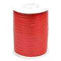 500m Geschenkband Ringelband 5mm - wasserfestes Kunststoff Dekoband Rot