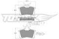 TOMEX Brakes Bremsbelagsatz, Scheibenbremse TX 10-782 für AUDI FORD SEAT VW