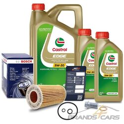 BOSCH ÖLFILTER+7L CASTROL EDGE 5W-30LL FÜR MERCEDES BENZ CLK C209 220# # # INKL. ÖLABLASS-SCHRAUBE MIT DICHTRING # # #