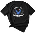 Let´s go Brandon Adler T-Shirt 100% Baumwolle Textildirektdruck Normalgröße