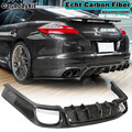 Carbon Heckdiffusor Hinten Stoßstangen Diffusor Passt für Porsche Panamera 10-14