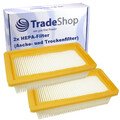 2x HEPA-Flachfalten-/Lamellenfilter für Kärcher  1.629-731.0 AD4Premium