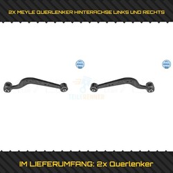 2X MEYLE LENKER, RADAUFHÄNGUNG HINTERACHSE LINKS + RECHTS FÜR TOYOTA