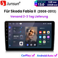 10.1" Für Skoda Fabia 2007-2014 Autoradio Android 13 GPS Navi WIFI BT RDS FM DAB