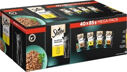 SHEBA Adult Katzenfutter nass - 40x85g Portionsbeutel - 1 Großpackung Besuche