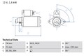 BOSCH Anlasser Starter 0 986 022 930 +69.88€ Pfand für E83 E87 X3 BMW E46 M10 90