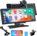 9.26 Zoll Tragbar Autoradio Wireless Apple CarPlay Android Auto Dashcam mit 64G