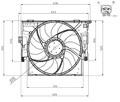 NRF Lüfter Motorkühlung 47956 für BMW 3er F30 F80 5er F10 Touring F31 F11 F34 X4