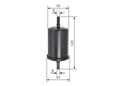 Bosch 0 450 902 161 Kraftstofffilter für CITROËN DACIA