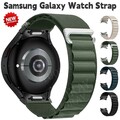 DE Für Samsung Galaxy Watch FE/7/6/5/5 Pro/4 Classic 40-47mm Nylon Loop Armband