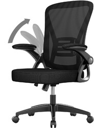 Bürostuhl Netz Rückenstütze Ergonomisch Schreibtisch Klappbar Armlehne Computer Drehbar