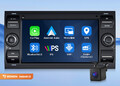 Für 2005 2006 2007 Ford Focus Android 13 Autoradio GPS Navi CarPlay DAB+ RDS CAM