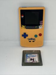 Pikachu Edition Pokemon Gelb Nintendo Gameboy Color Konsole Togepi Jigglypuff