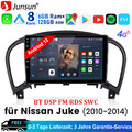 6+128GB Android 13 Autoradio Carplay GPS Navi DAB+ Für Nissan Juke F15 2010-2017