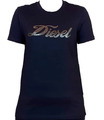 Diesel Damen T-Shirt " T-Sily-WX-NEW  " schwarz mit Superdruck originalverpackt
