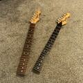 Strat Style E-Gitarrenhälse x2 / Ersatz E-Gitarre Griffbrett 