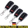 4x 433,92 MHz Universal Funk Fernbedienung Alarmanlage Handsender Garagentor DHL