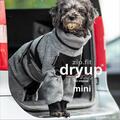 Dryup Body Zip Fit Mini grau Hundehandtuch Bademantel Hundebody 