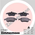 1x ORIGINAL® Zimmermann Bremsbelagsatz, Scheibenbremse Vorne für Renault CLIO