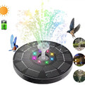 LED Solar Pumpe mit Akku Teich Brunnen Springbrunnen Fontäne Garten Wasserspiel