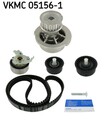 Wasserpumpe + Zahnriemensatz SKF VKMC 05156-1 für OPEL ZAFIRA ASTRA T98 X01 CC