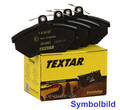 TEXTAR Bremsbeläge Hinten für MAZDA RX 8