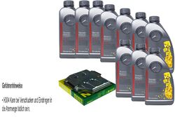 10 L ATF Getriebeöl MB 236.14 MANN Getriebeölfilter für Mercedes-Benz SL 320