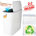 10 Liter Automatik Mülleimer mit Smart Sensor Küche Abfall l Mülleimer