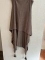 Comma Poncho Braun Troddel/ Bommel Leicht Feinstrick