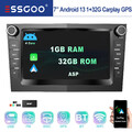 Android 14 Autoradio GPS NAVI +DAB BT Für Opel Astra H Corsa D Vectra C Zafira B