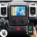 Für Fiat Ducato Peugeot Boxer Citroen Jumper Autoradio Android 15 GPS Mit Kamera