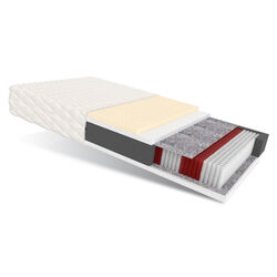Matratze 180x200 Multipocket Taschenfederkern RIMINI H3 7 Zonen 19 cm JERSEY