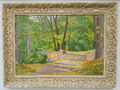 Nr.: 261 Ölgemälde Kunstwerk mit Rahmen Bild Malerei Oil Painting Wald Herbst