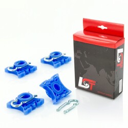 4x FENSTERSCHEIBEN FENSTERHEBER SCHIENEN GLEITBACKEN FÜR JAGUAR XJS COUPE CABRIO