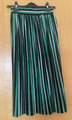 NEU ONLY Plisseerock, Midirock Gr XS S 34 36 Strickrock, Glitzer, mit Ett