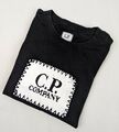 C.P. Company Logo T Shirt Schwarz Weiß - Herren Größe M Medium
