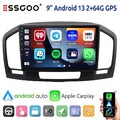 9" Autoradio Android 13 Für Opel Insignia A G09 2008-2012 GPS NAVI Carplay WIFI
