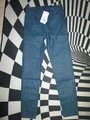 Calzedonia Skinny Leggings in Lederoptik Grün NEU Größe S
